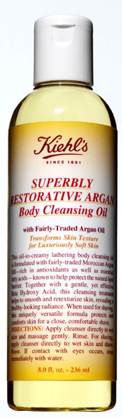 Kiehl’s Superbly Restorative Argan Body Cleansing Oil ($28)